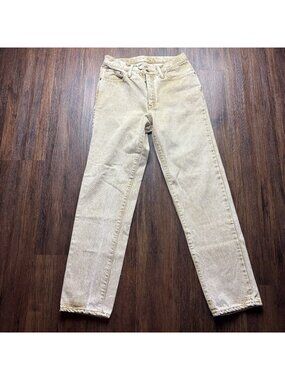 Vintage Edwin American Slim Jeans Mens 32x31 100% Cotton Beige Made In Japan